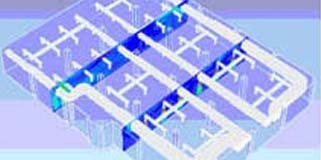 Flow Behavior Inside Building HVAC Application
