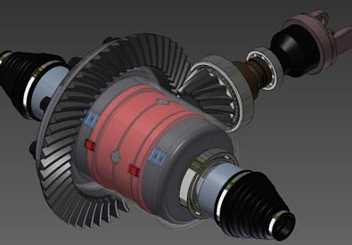 Automotive Differential 3D Model