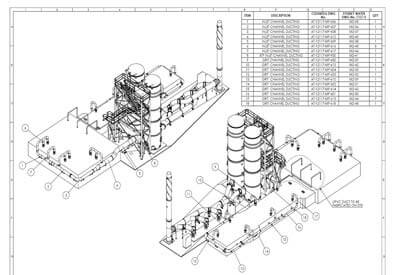 CAD Drafting of Water Treatment Plant