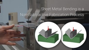 Sheet Metal Bending is a Non-Subtractive Fabrication Process