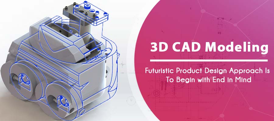 3D CAD Modeling Futuristic Product Design