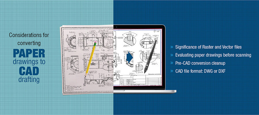 convert paper drawings to CAD